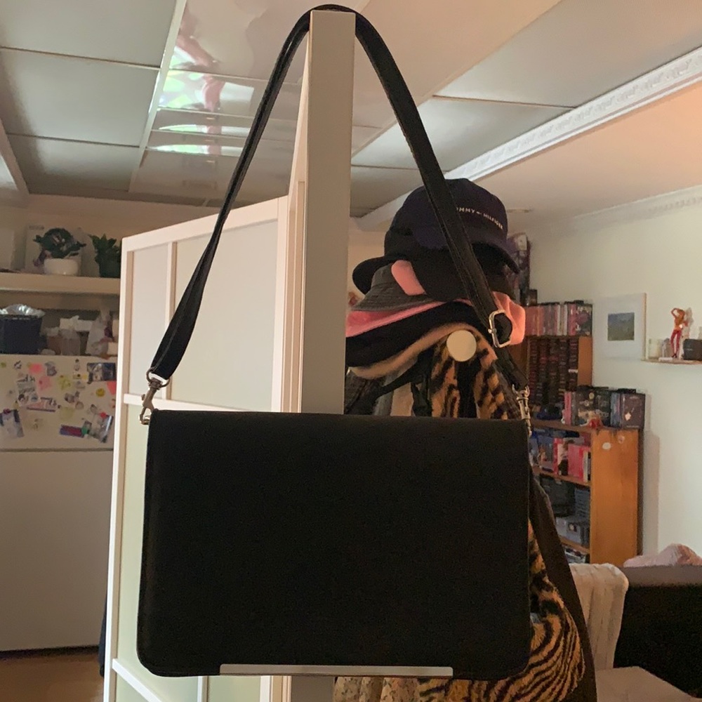 90’s black shoulder bag